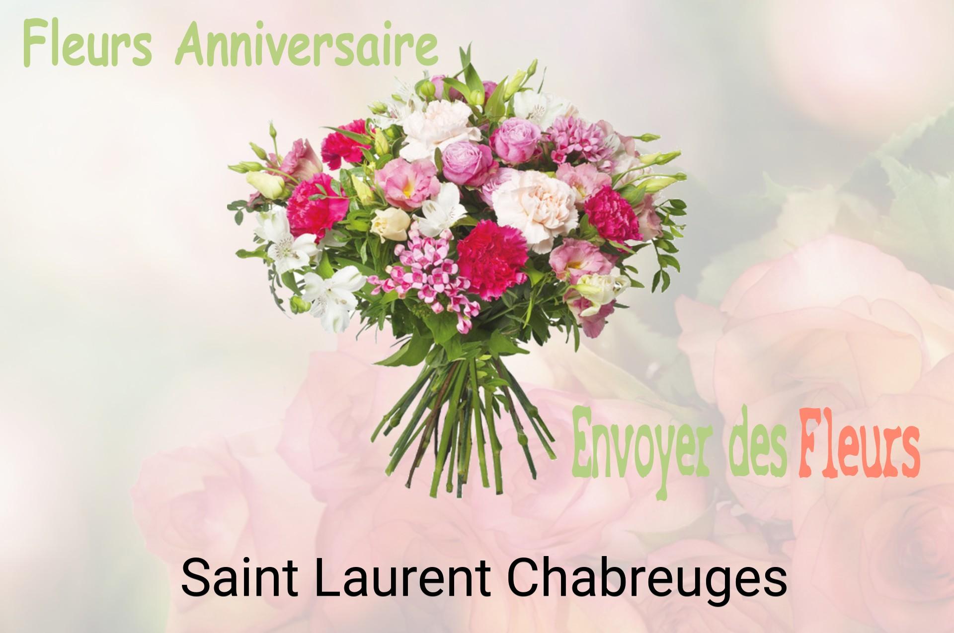 Bouquet de fleurs d’anniversaire livré à Saint-Laurent-Chabreuges